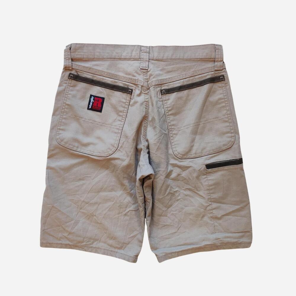 Wrangler Riggs tan & brown shorts